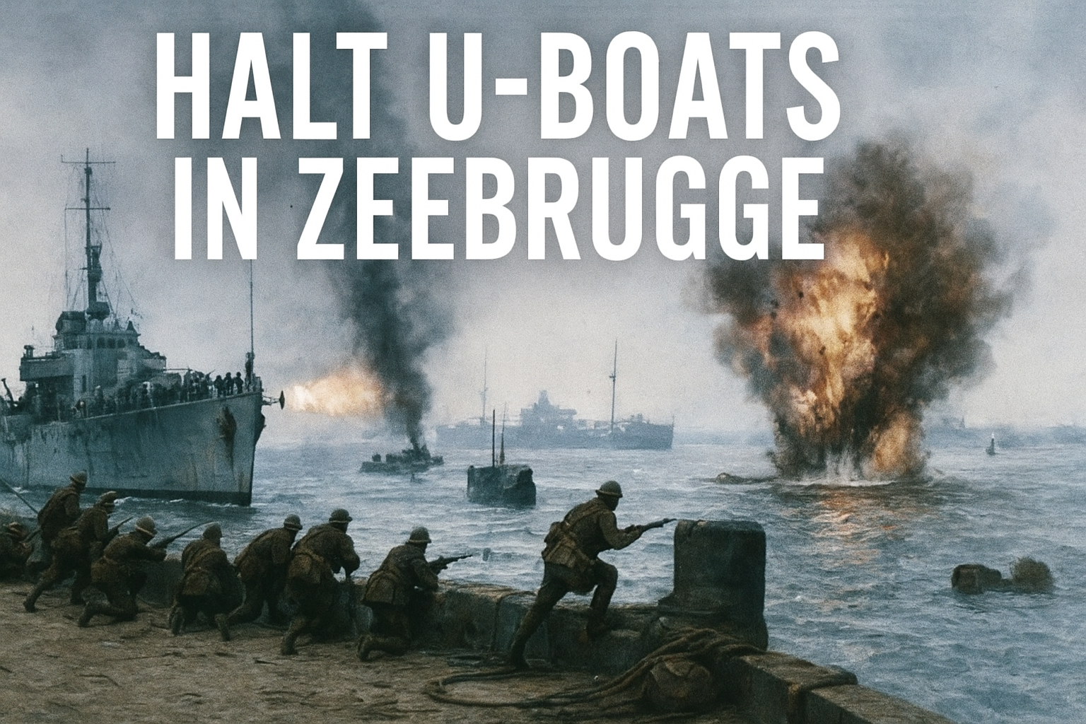 Halt U-Boats in Zeebrugge